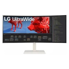 Lg Monitor 37,5" ( IPS 3840x1600 UWQHD+ 144Hz ) ULTRAWIDE Curvo White 38BR85QC W