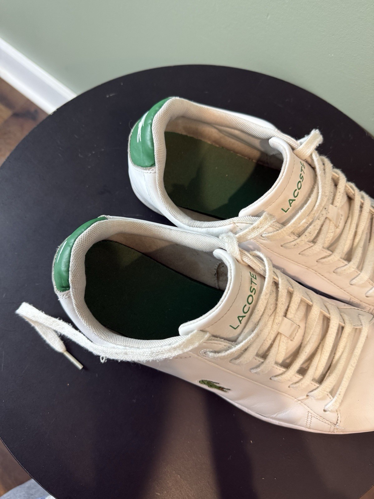 Lacoste Men's Hydez 119 1 P SMA Lifestyle Sneaker Shoes Size 11.5 White Leather thumbnail 13