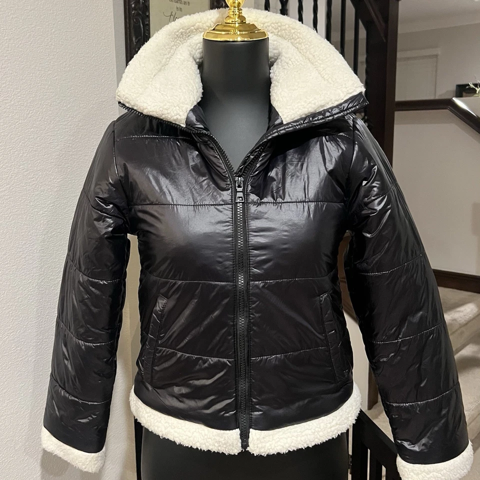 Куртка-пуховик с капюшоном на молнии Rothschild Girls Sherpa - размер 16 XL - Изображение 3 из 4