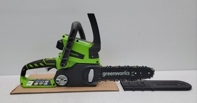 Greenworks 24V Li-Ion 10'' Cordless Chainsaw, 2.0Ah Battery 