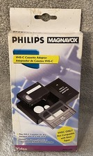 Philips Magnavox PM61300 VHS-C to VHS Cassette Adapter Converter Open Box