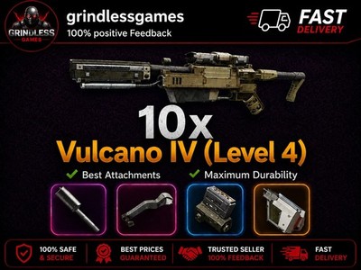 Arc Raiders   x10 Vulcano IV (Level 4) + Best Attachments  (PS5 / Xbox / PC )