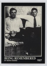 1992 Megacards The Babe Ruth Collection Babe Ruth Mark Koenig #154 HOF sh7
