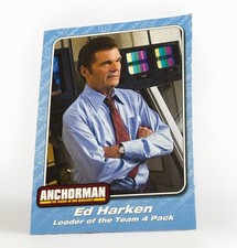 Ed Harken Anchorman 2004 #6 Fred Willard The Legend Ron Of Burgundy Card USA