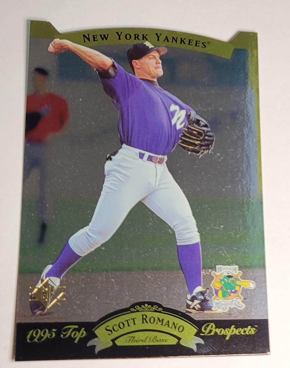 1995 Scott Romano #116 SP Upper Deck NY Yankees Top Prospects Foil MLB Baseball