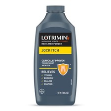 Lotrimin Antifungal Jock Itch Medicated Powder with 6.25 Ounce, White