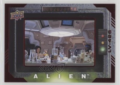2017 Alien Movie Red Foil Modern 21/25 Ellen Ripley The Final Meal #35 n1u