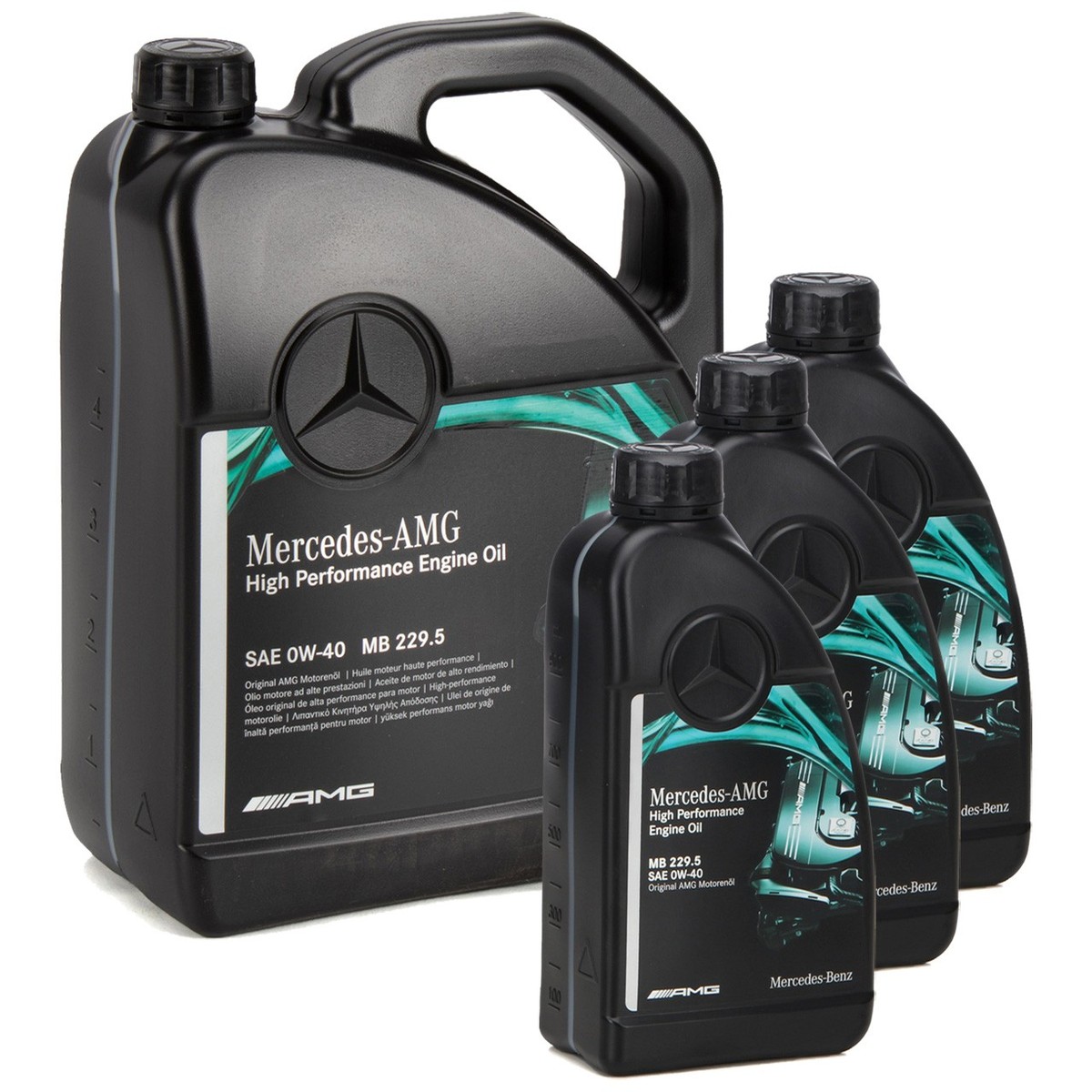 メンテナンス Mercedes-AMG High Performance oil 8L ORIGINAL Mercedes AMG High Performance Motoröl Öl 0W40 MB 229.5