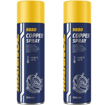 1L MANNOL COPPER SPRAY KUPFERPASTE KUPFERSPRAY SCHMIERMITTEL BREMSENSPRAY PASTE