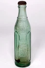 Vtg Light Green Big Chief Soda Bottle 8oz Coca Cola Square Body Fort Scott KS
