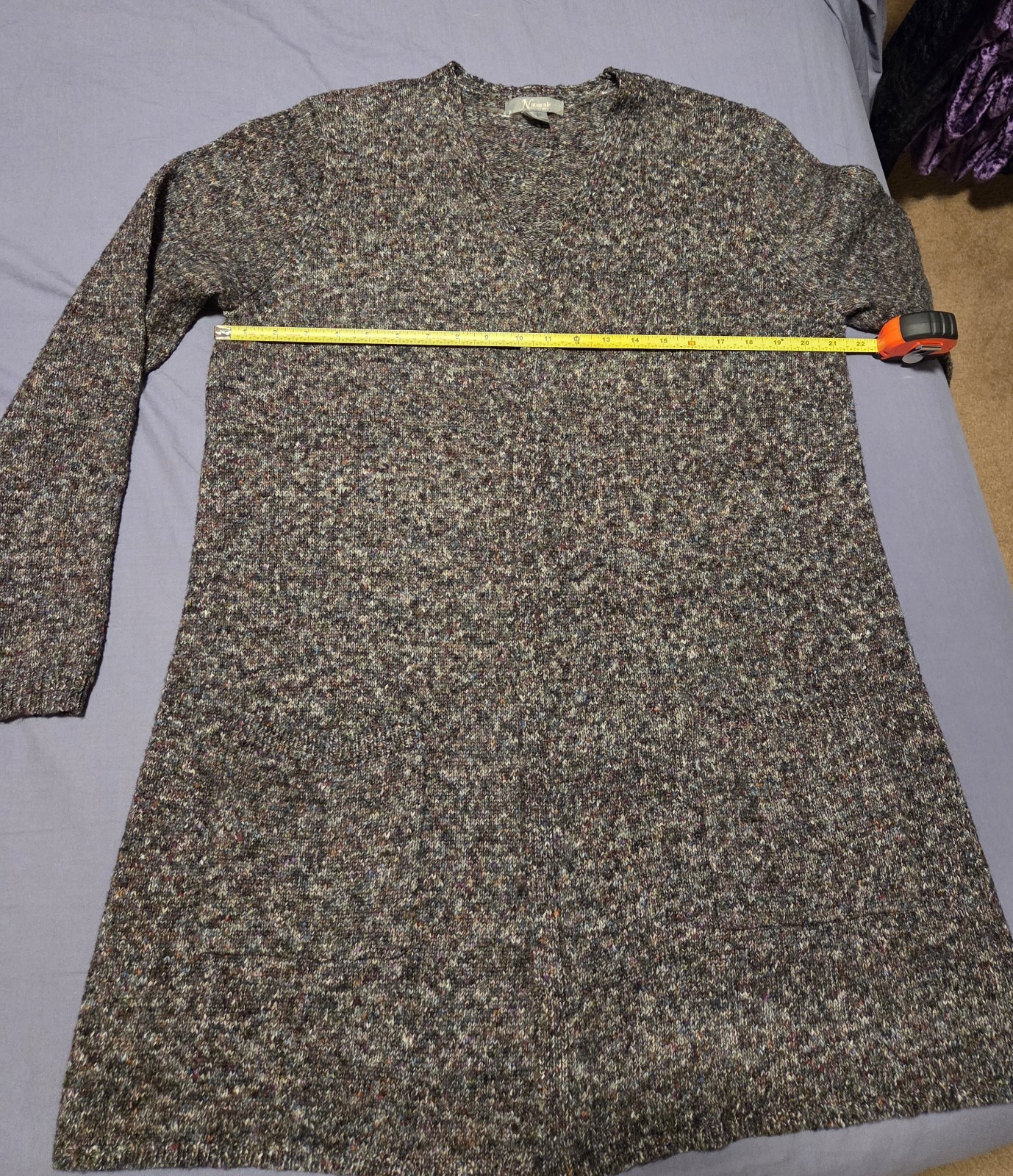 Natural Reflections Long Multicolor Cardigan Swea… - image 4