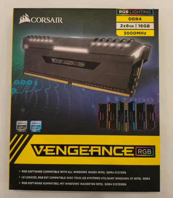 Corsair Vengeance RGB - DDR4 - 3000 MHz - 2 x 8 GB - CL15