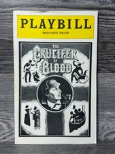 THE CRUCIFER OF BLOOD, HELEN HAYES THEATRE, MARCH 1979, BROADWAY PLAYBILL
