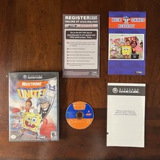 Nicktoons United Nintendo GameCube With Original Booklets Good Condition