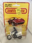 Vintage Matchbox Car, No. 33, Police Motorcycle