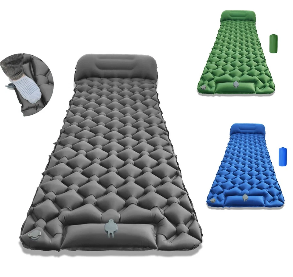 MARKENLOS Camping Isomatte selbstaufblasend Luftmatratze Outdoor Campingmatte Matratze