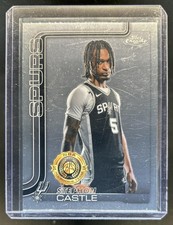 2025-26 Topps Chrome Stephon Castle Image Variation SSP #228 Spurs