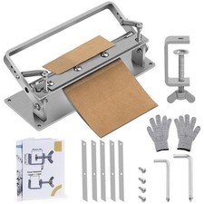 DIUDUS Leather Splitter Skiver Peeler Manual Skiving Machine with Blades