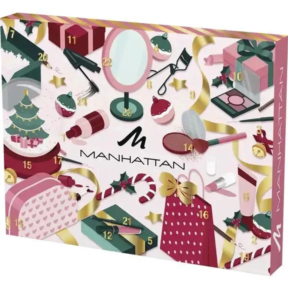 MANHATTAN Make-up Frauen Adventskalender 2025, für Damen und Mädchen Advent