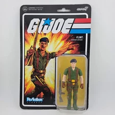 Super7 G.I. Joe Flint Warrant Officer Classic Collectible Action Figure New