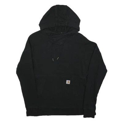 CARHARTT Hoodie Homme Noir XS Coton Mélangé Encapuchonné Col Rond - Photo 1/4