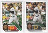 (2) Different 2023 Topps ONEIL CRUZ.  Holiday/Future Stars. Pirates. NR-MINT