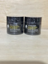 Lot 2-Pursonic Activated Coconut Charcoal Powder Natural Teeth Whitener 2 oz Ea