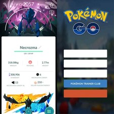Pok mon Go  Shiny Necrozma Special Background   Mini PTC 80k Stardusts