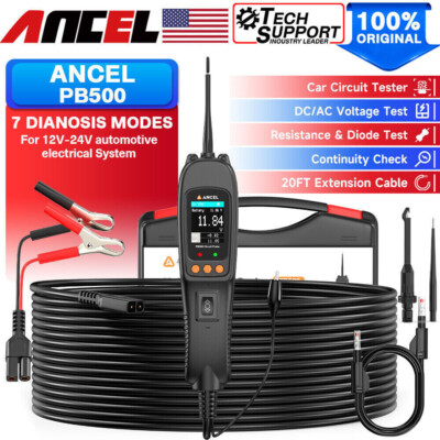 ANCEL PB500 Car PowerScan AVOmeter Electrical Power Circuit Probe Tester 12V/24V