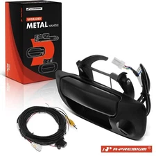 A-Premium Upgraded Metal Tailgate Handle w/ Camera Hole Black for Dodge Ram 1500