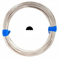 935 Argentium Silver wire Dead Soft Half Round 6 8 10 12 14 16 18 20 21 22 Gauge