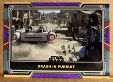 Drash in Pursuit 2022 Star Wars: Book of Boba Fett Purple Base #50