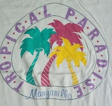 VTG Poco Loco Club T-Shirt Sz Medium Manzanillo Mexico Vacation Tee