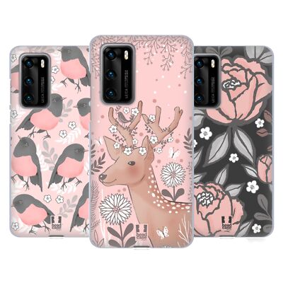 HEAD CASE DESIGNS BLUSH GARDEN SOFT GEL CASE FOR HUAWEI PHONES 4