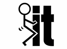 New Fuck-It Funny Vinyl Decal for cars signs crafts Cups Bottles Glass