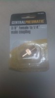Harbor Freight Tools Centralpneumatic 3/8 Female To 1/4 Male Coupling 68207 Harbor Freight Tools Centralpneumatic 3/8 Female To 1/4 Male Coupling 68207