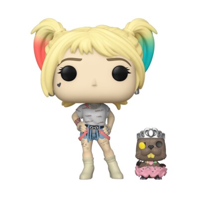 FUNKO   Heroes: Birds of Prey   HARLEY QUINN and Beaver   w/Pro   Ships Free