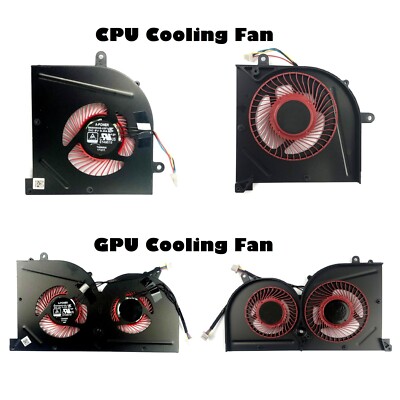Für MSI Stealth Pro GS63 GS63VR GS73 GS73VR MS-16K2 MS-17B1 CPU GPU Lüfter