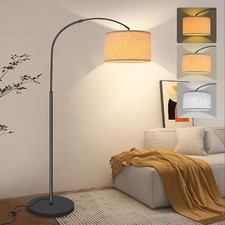 Lampada da Terra, Moderna Arco LED Salotto 3 Temperature Colore 3000K-6500K, 12W