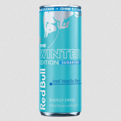 Red Bull Energy Drink Winter Edition Iced Vanilla Berry Sugarfree 1 bis 24 Stck