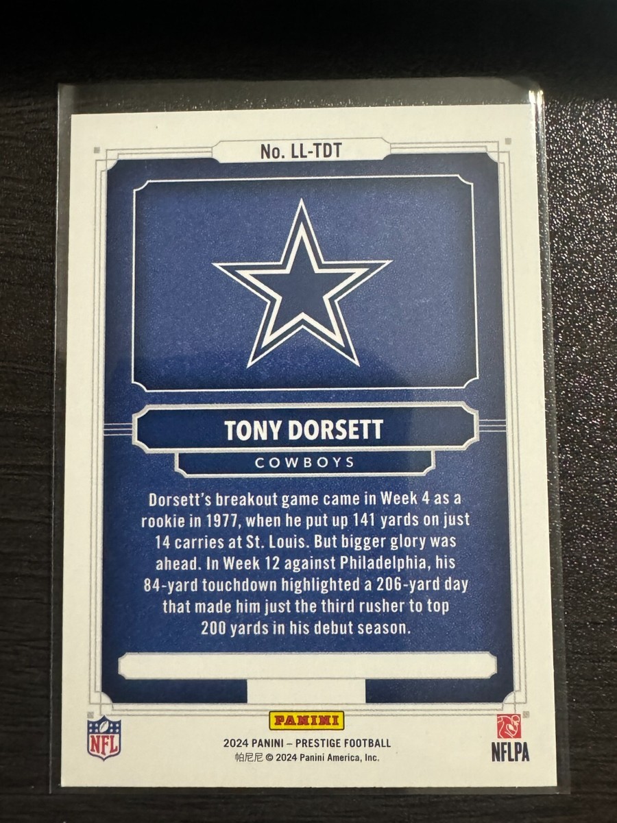 LIVING LEGENDS❗️ 2024 Panini Prestige - Living Legends #LL-TDT Tony Dorsett