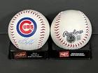 Christopher Morel Chicago Cubs Auto Signed LOGO Baseball Beckett WITNESS Holo .