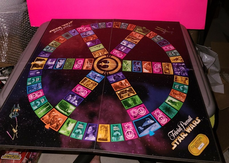 Star Wars Trivial Pursuit Classic Trilogy Replacement Game Board 