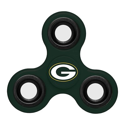NFL 3-Way Diztracto Spinnerz Green Bay Packers Fidget Spinner