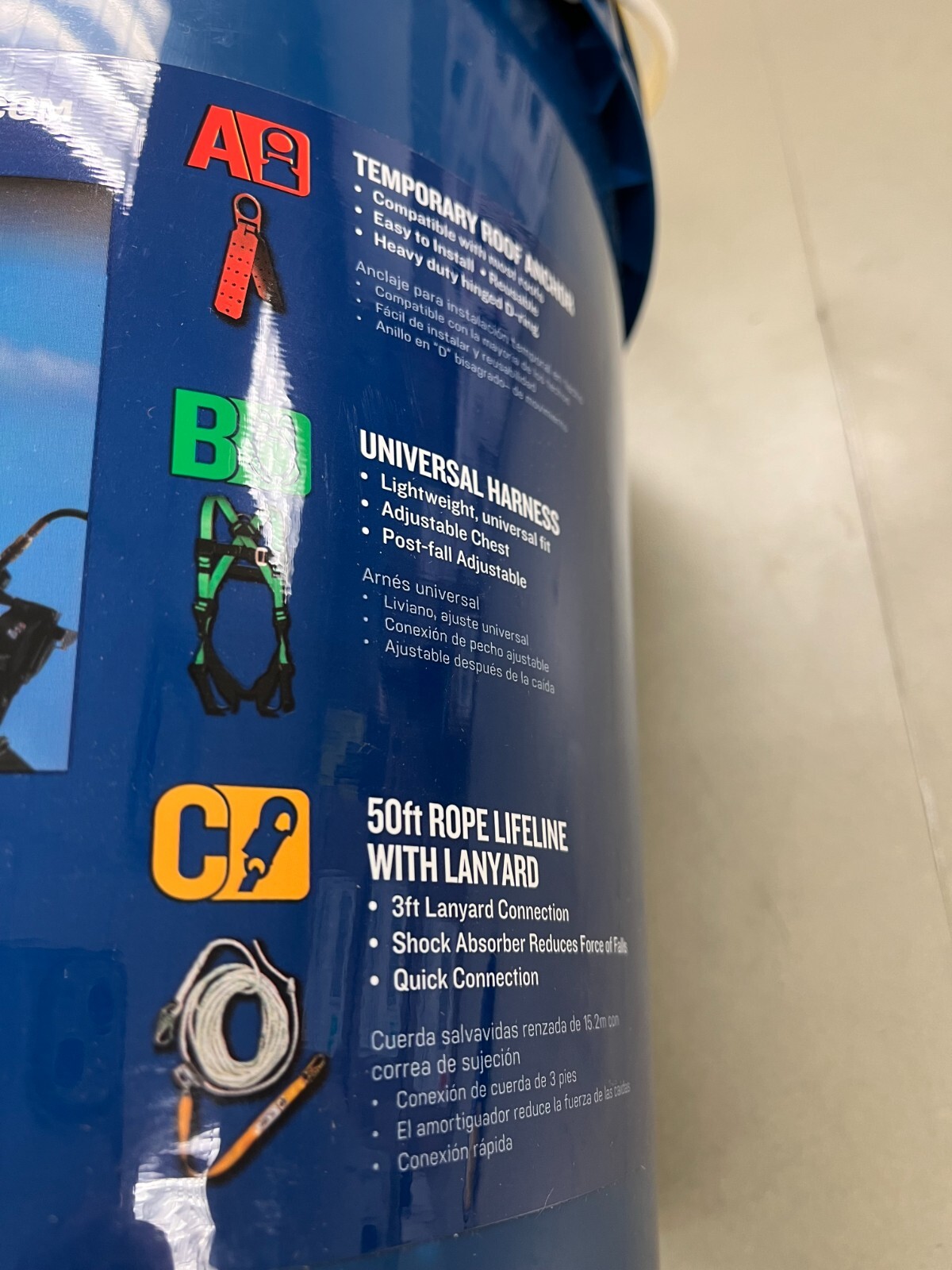 Werner Roofing Safety System K211201W Fall Protection Kit for sale