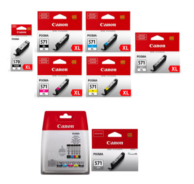 Original Canon PGI-570 / PGI-570XL / CLI-571 / CLI-571XL Tintenpatronen
