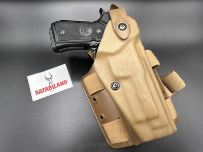 Safariland Beretta 92A1 92FS Level 2 SLS Tactical Holster Drop Leg