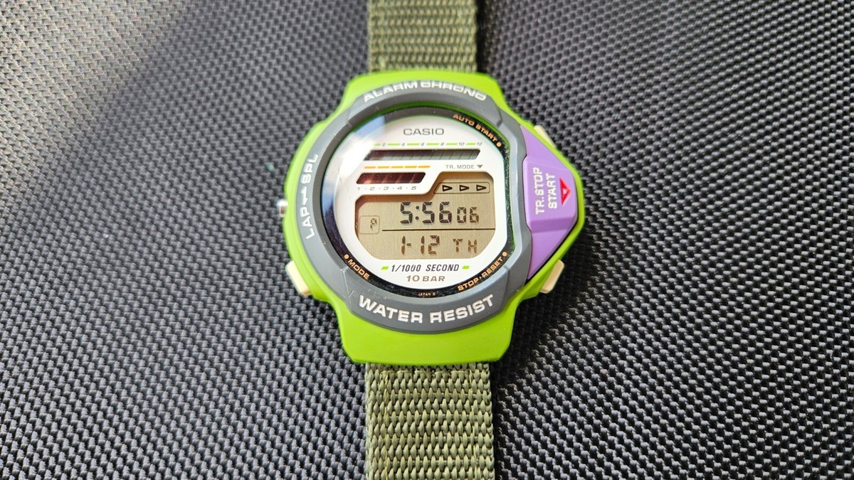 CASIO SKX-1000 Chronograph 1/1000 sec 1992 Rare Vintage Digital 