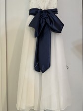 GIRLS WHITE LITTLE BRIDE GOWN