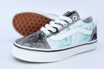 VANS KIDS SHOES OLD SKOOL SNEAKER KS 13 EUR 30,5 MARBLE BLACK GREY
